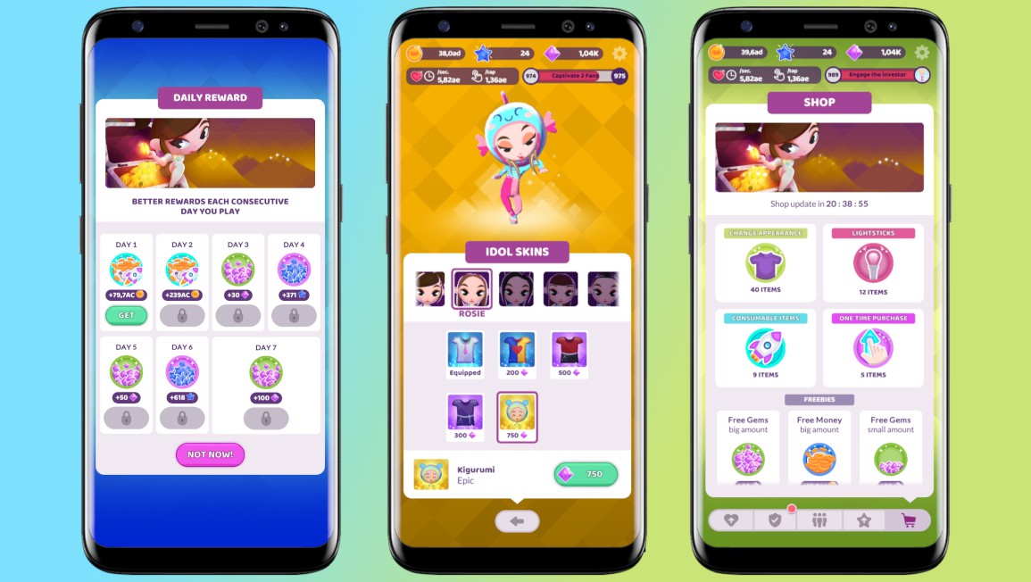Idle Idol Android Game